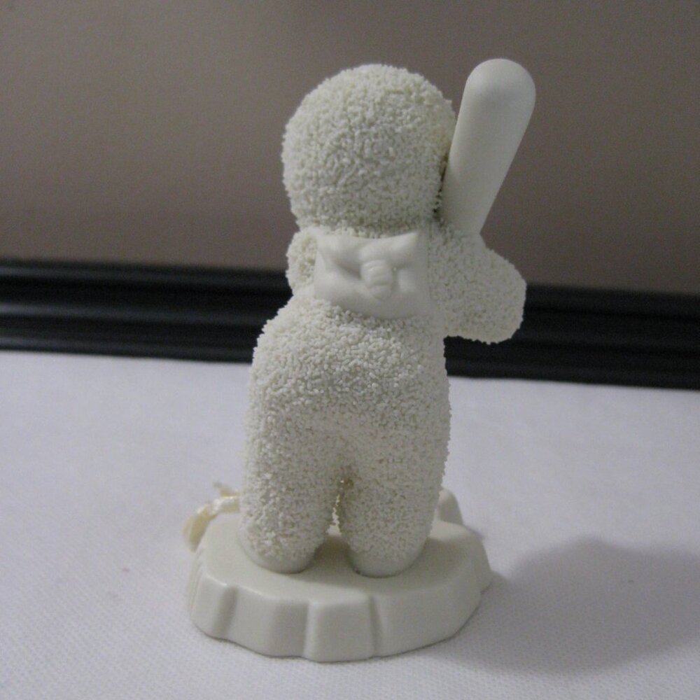 Vtg Dept 56 Snowbabies "Batter Up!" Baseball Player Starlight Games Collection - Picture 5 of 7